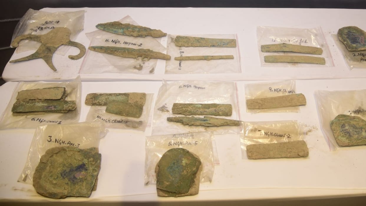 Harappan period weapons found in Shahjahanpur