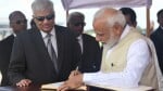 रानिल विक्रमसिंघे और पीएम मोदी