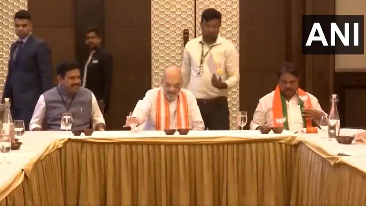 Union Home Minister Amit Shah holds Karnataka BJP core committee meeting in Mysuru Updates