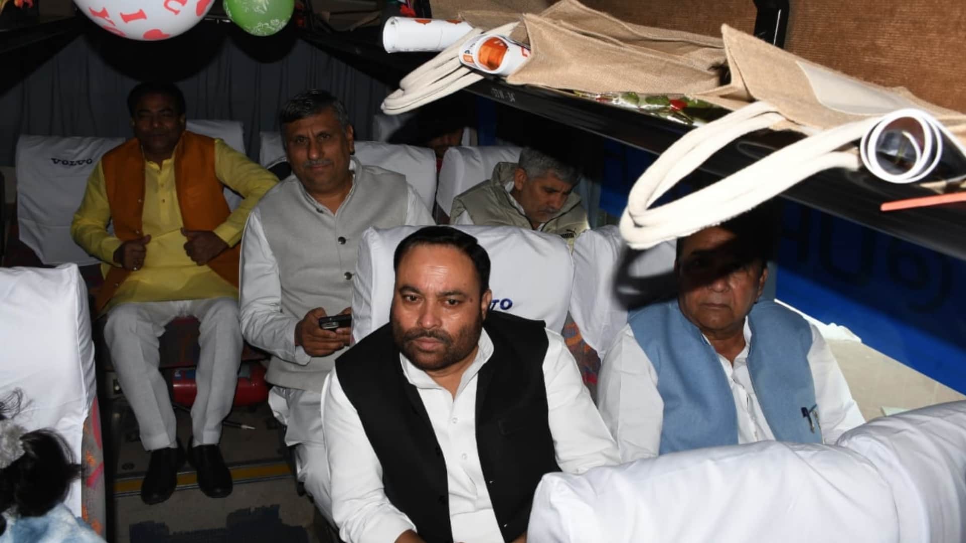 UP MLA's depart for Ayodhya to offer prayer to Ramlalla.