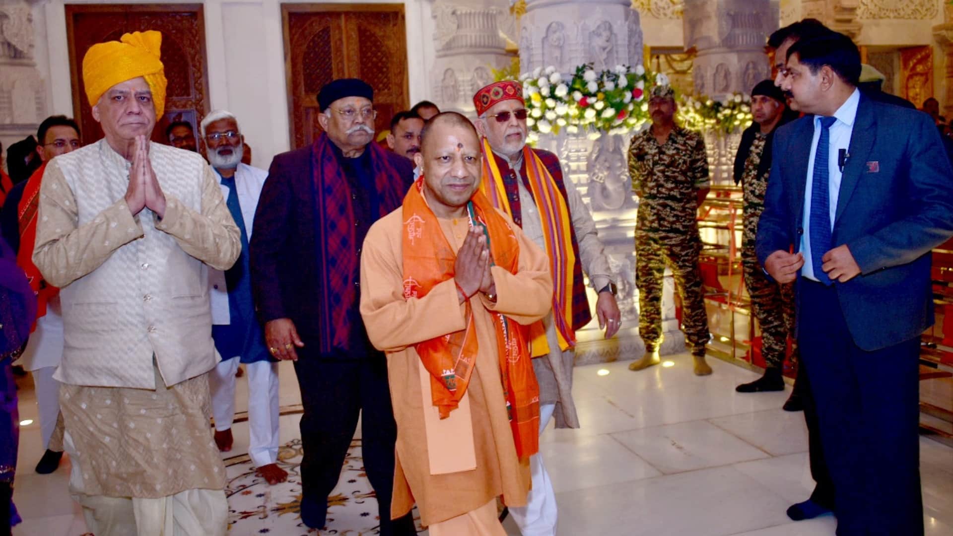 UP government and MLAs offer prayer in Ayodhya.