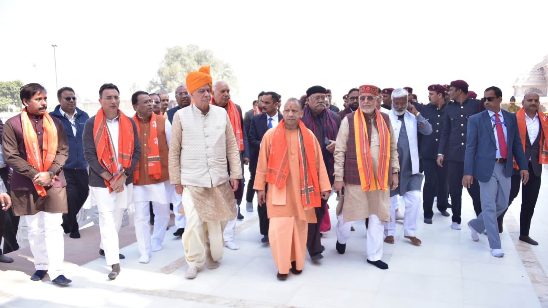 UP government and MLAs offer prayer in Ayodhya.