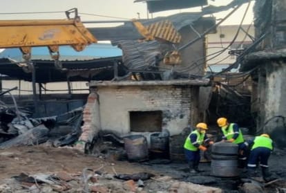 Two skeletons found from the third floor on the tenth day of search operation in the perfume company baddi
