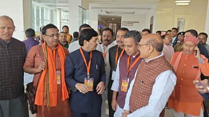 बोधगया के एक होटल में रुके भाजपा विधायकों।