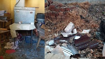 medicines were found lying in the garbage heap, health temples were found locked