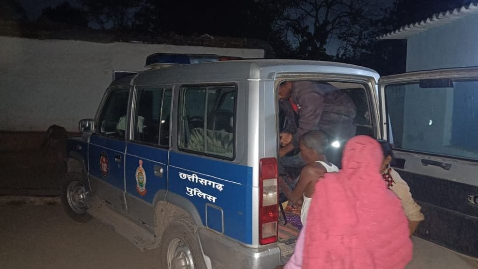 person found soaked in blood in Korba