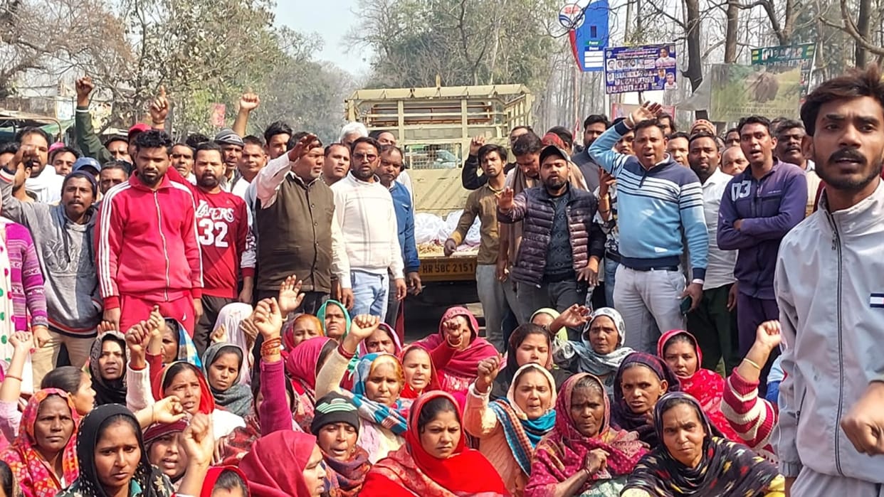 Yamunanagar: Couple dies after being hit by dumper