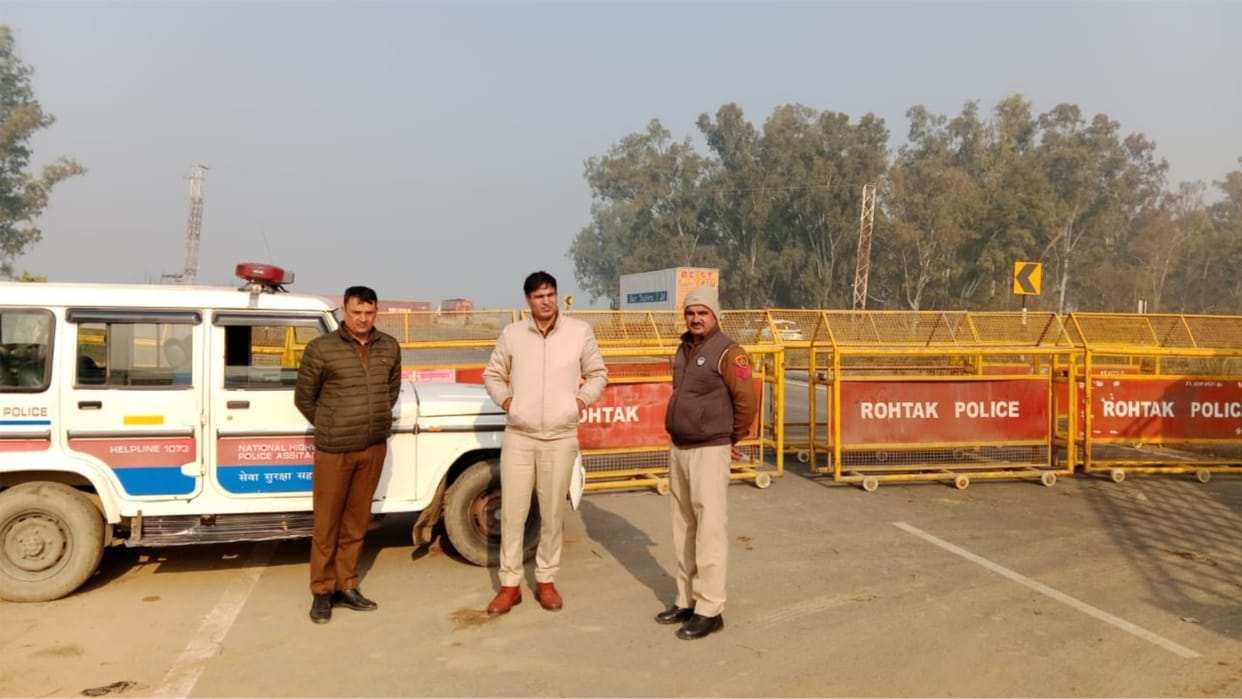 Haryana: Farmers march to Delhi; Police made Jind-Rohtak road one-way