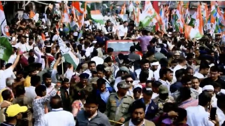 रायगढ़ पहुंची राहुल गांधी की भारत जोड़ो न्याय यात्रा: स्वागत को लेकर कांग्रेसियों में उत्साह, बजे ढोल-नगाड़े