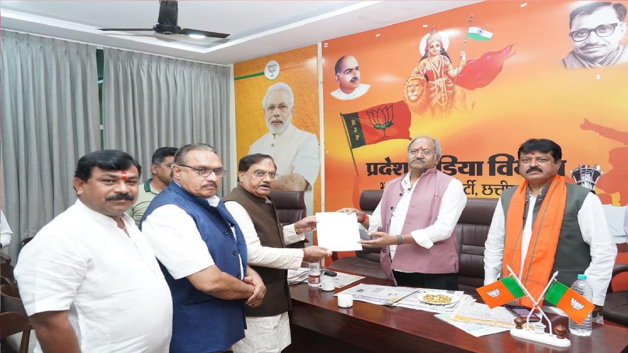 Chhattisgarh BJP Gaon Chalo campaign: Demand to minister Brijmohan agrwal for organize Champaran Mahotsav