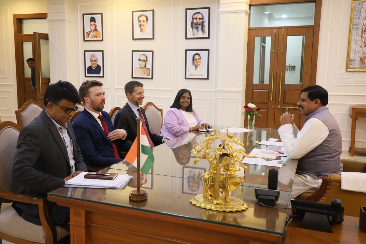 MP News: American team met CM Dr. Yadav, discussed tourism, agriculture sector and women empowerment
