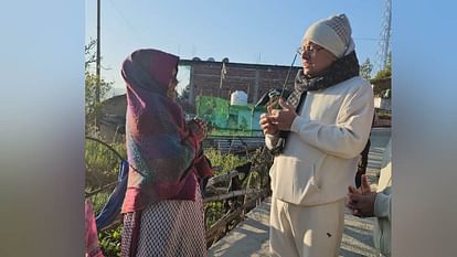 Uttarakhand BJP Gaon Chalo Abhiyan CM Dhami doing Morning walk in champawat and Get Public Feedback