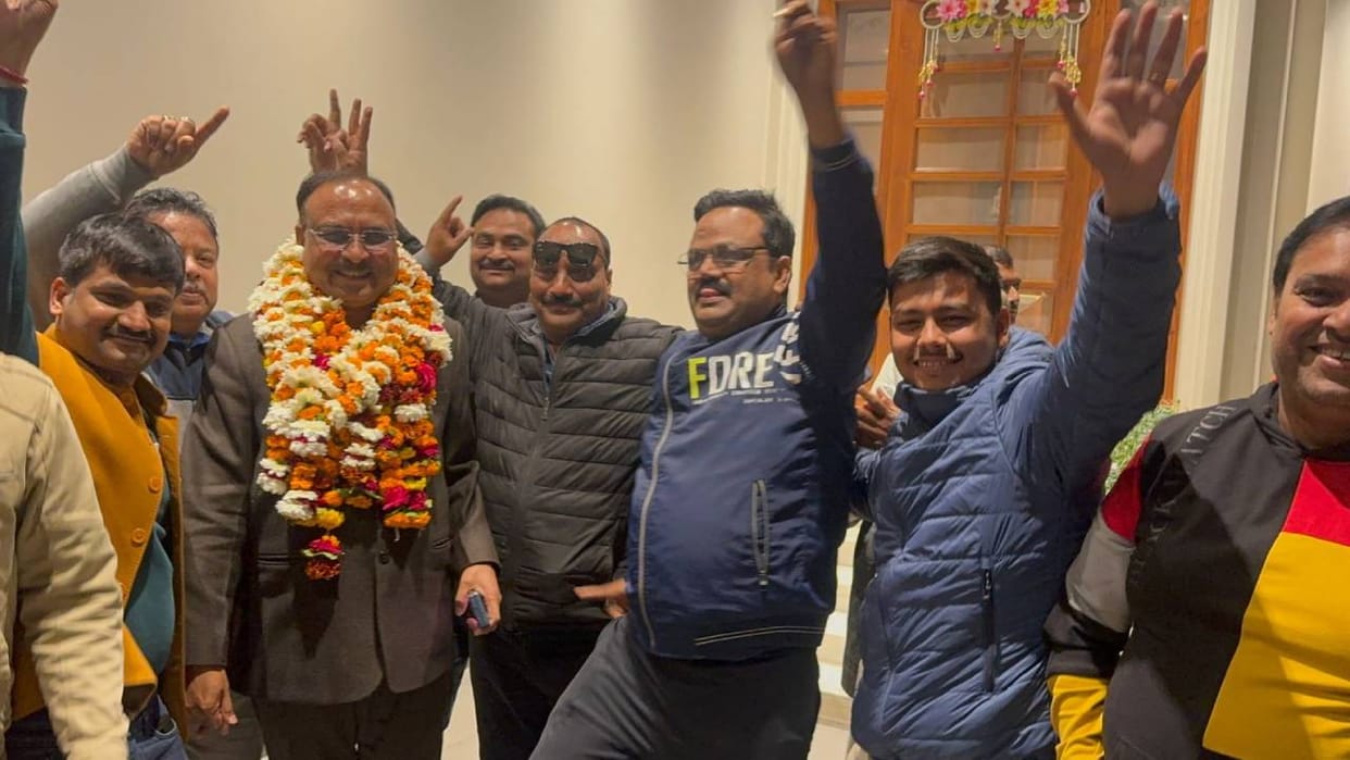 Former Agra Mayor Naveen Jain has been made Rajya Sabha candidate from minority quota by BJP