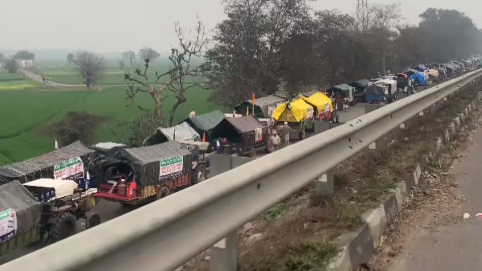Farmers march to Delhi on February 13 security tightened in Punjab-Haryana border all update