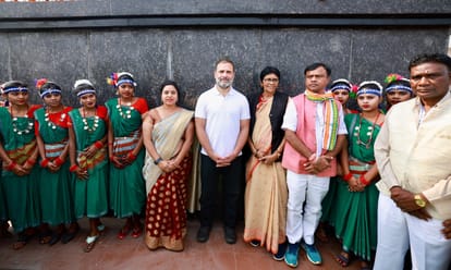 Congress: Rahul Gandhi during bharat jodo nyay yatra