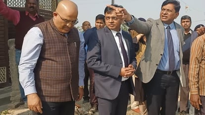 Darbhanga: Union Health Secretary Apurva Chandra inspected AIIMS construction site
