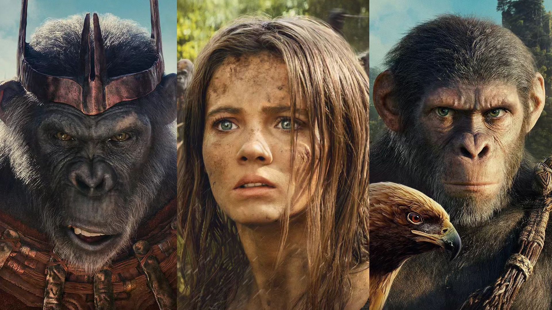 Kingdom Of The Planet Of The Apes Imax Trailer Launch Freya Allan War
