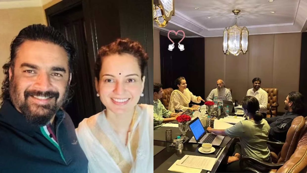 emergency actress Kangana Ranaut expressed happiness will again share screen with R Madhavan by sharing post