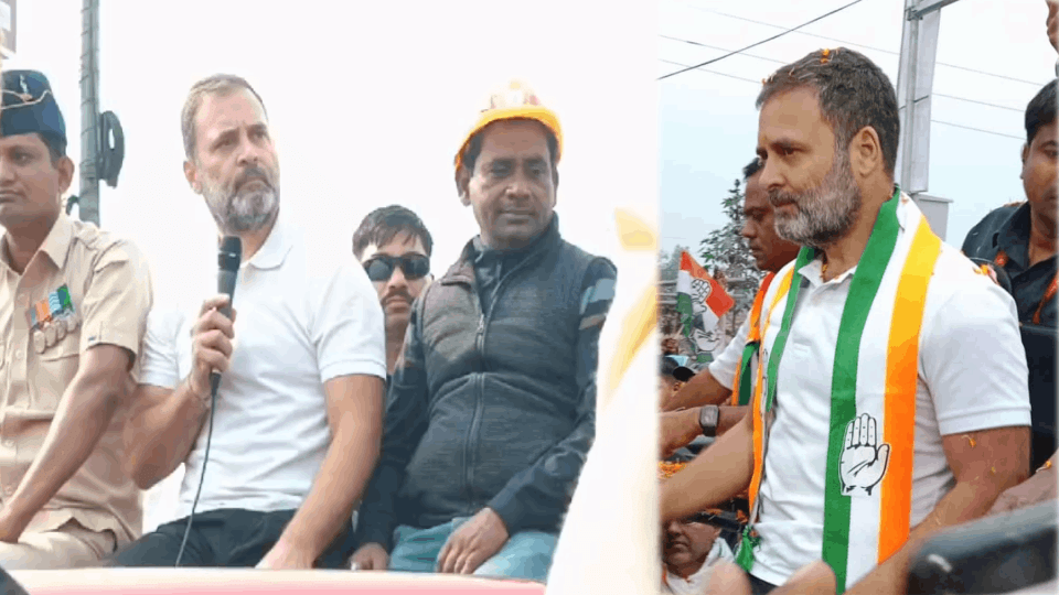 Rahul Gandhi resumes Bharat Jodo Nyay Yatra from Korba