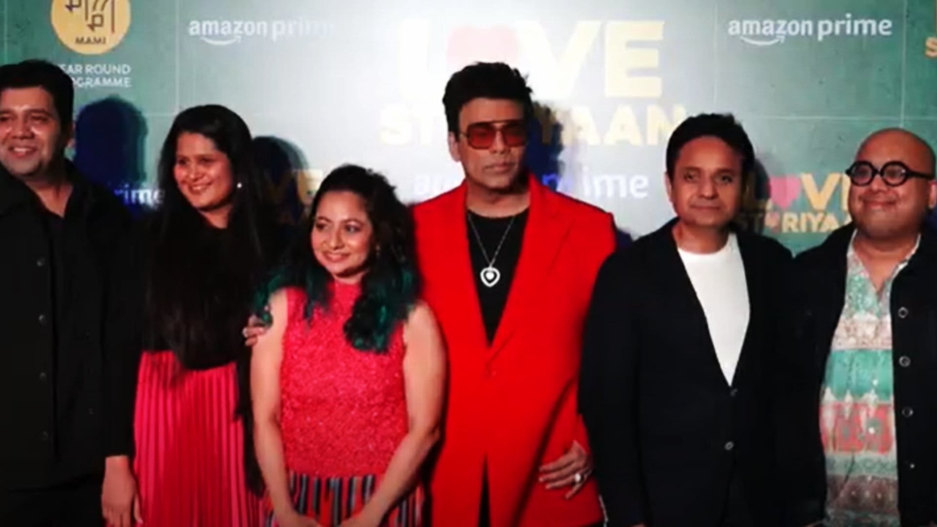 Love Storiyaan screening karan johar Guneet Monga Siddhant Chaturvedi riya sen Sayani Gupta Meezaan Jafri Isha