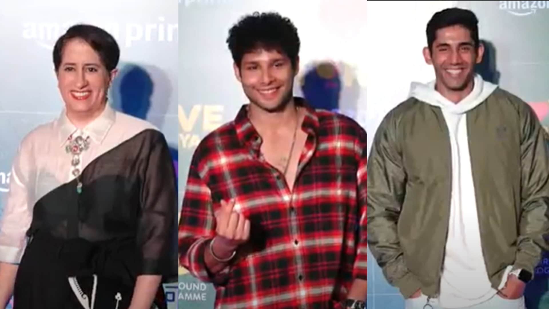 Love Storiyaan screening karan johar Guneet Monga Siddhant Chaturvedi riya sen Sayani Gupta Meezaan Jafri Isha