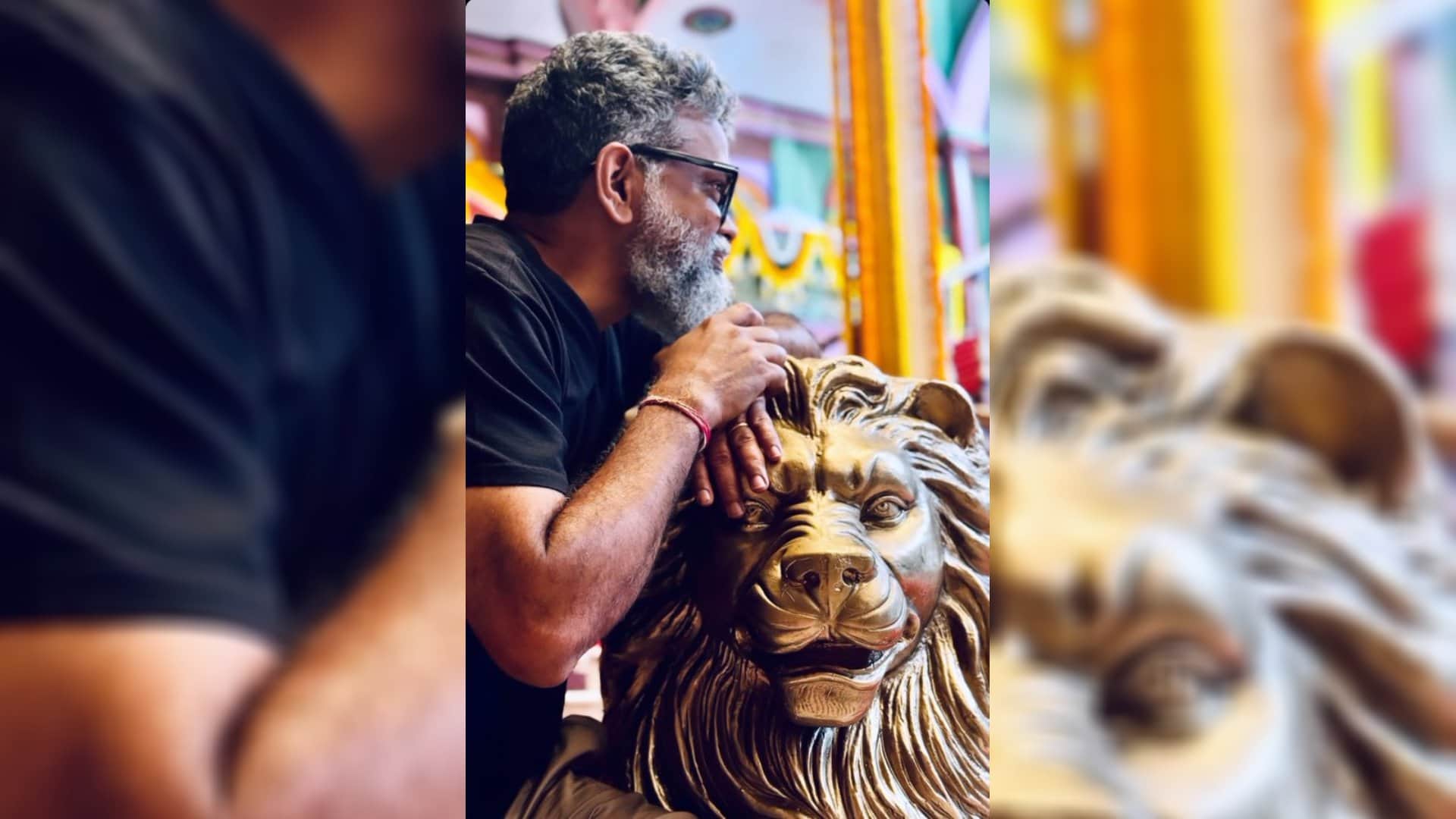 rashmika mandanna shares director sukumar pic from allu arjun film pushpa 2 the rule set shooting in progress