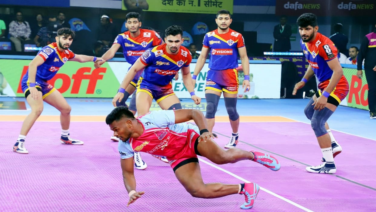 Pro Kabaddi League Jaipur defeated UP by a big margin thanks to Arjun's 20 points