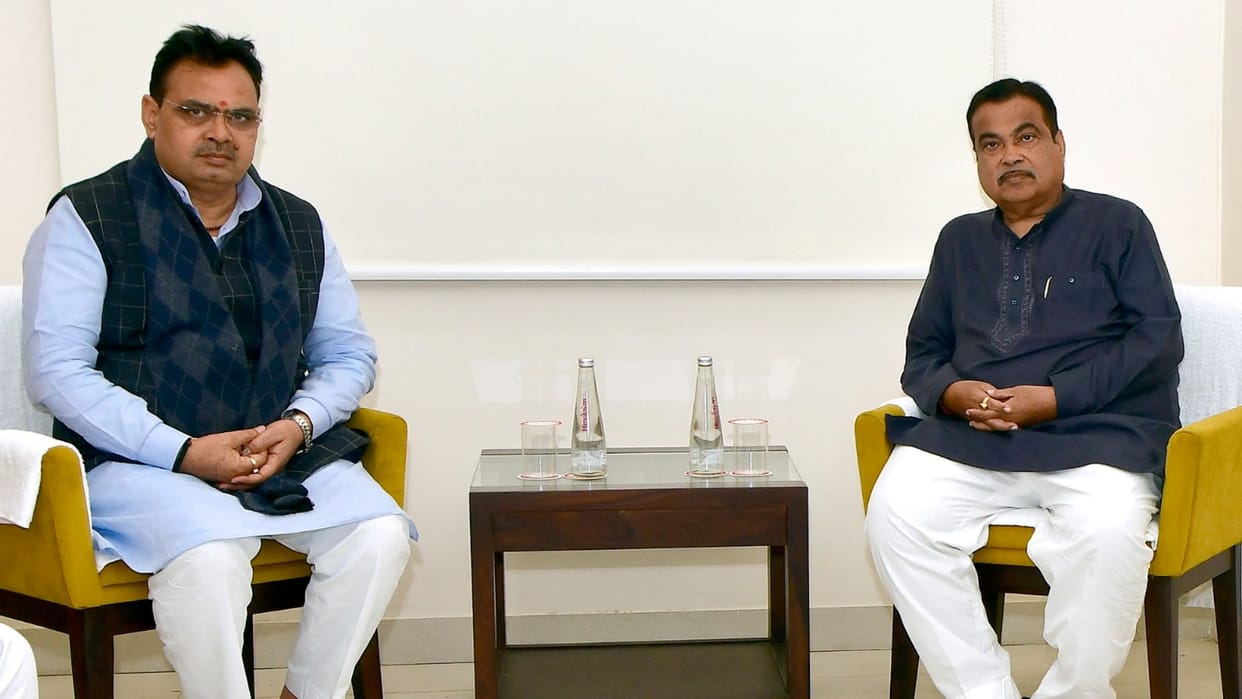 Rajasthan Meeting of CM Bhajanlal Sharma and Union Minister Nitin Gadkari