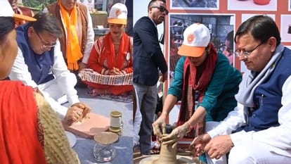 Uttarakhand CM Pushkar singh dhami unique style new avatar Before Lok Sabha elections video