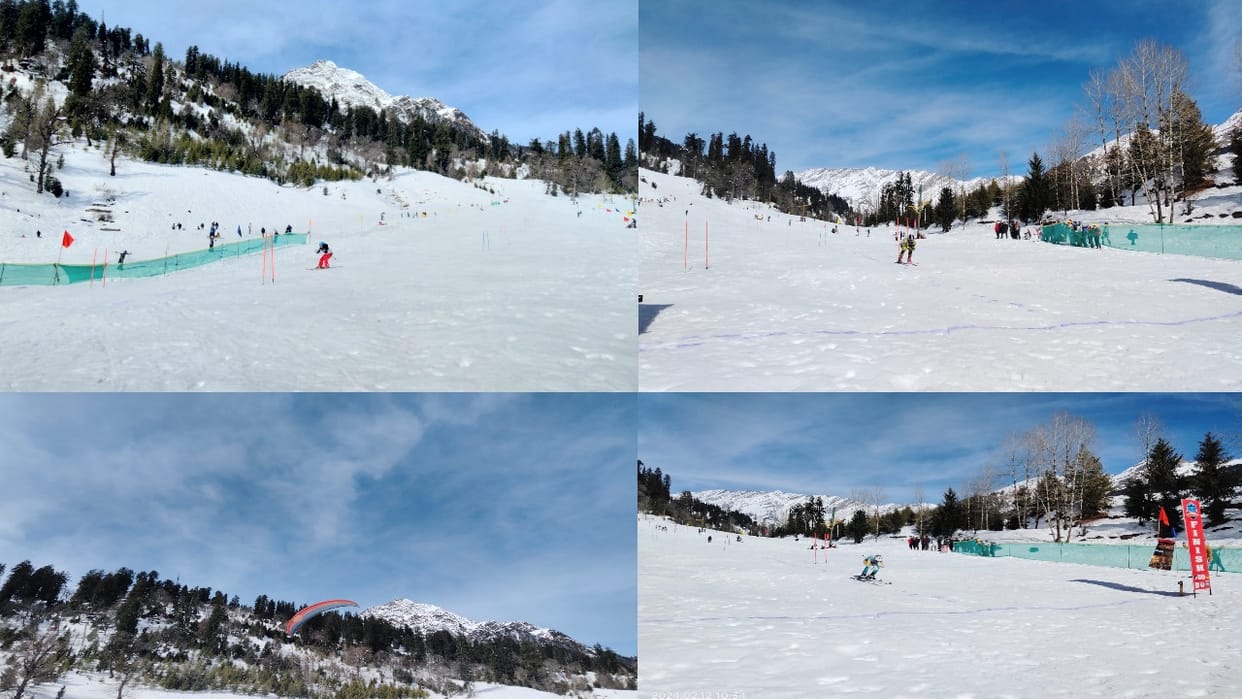 State level skiing and snow board competition begins in Solanganala