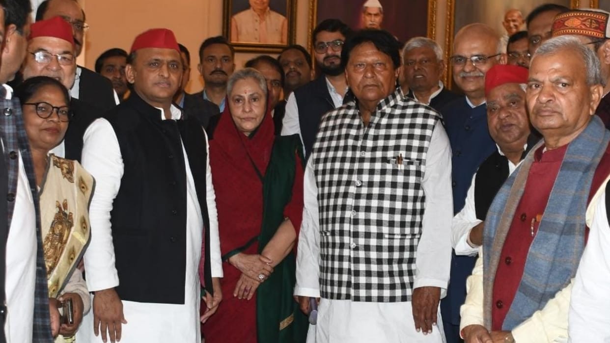 Rajyasabha Election: All Samajwadi Party candidates filed nominations in Lucknow.