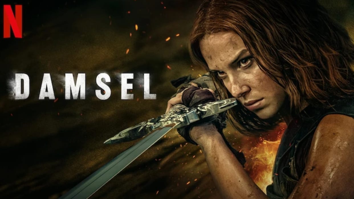 Damsel trailer out Millie Bobby Brown Netflix films based on monsters story will be release on 8 march 2024