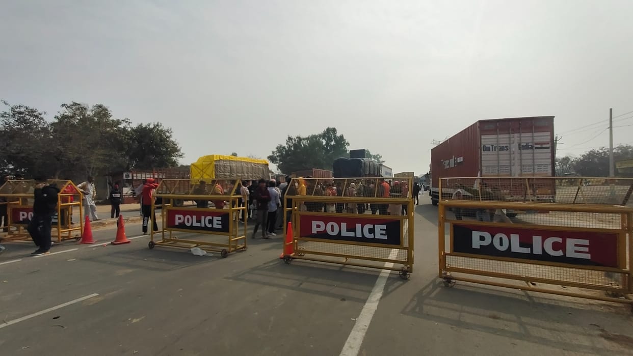 Farmers Delhi march: Peace on Punjab border in Ratia, Tohana, Dabwali