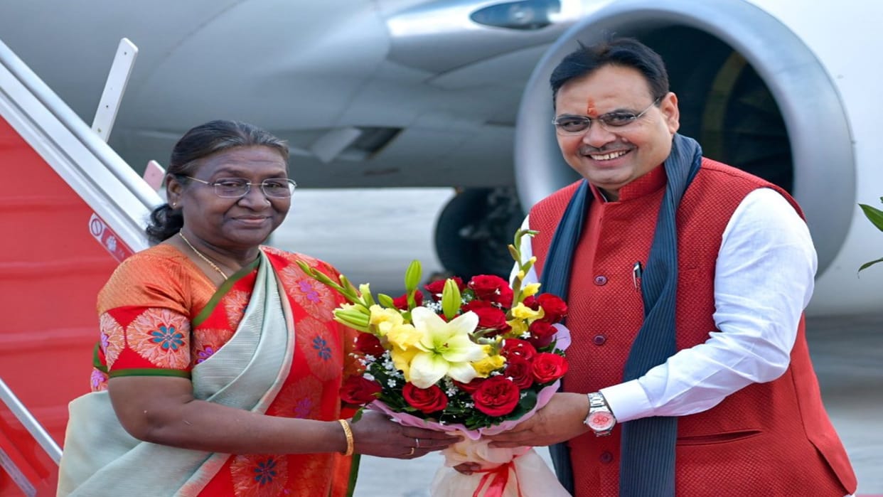 President Draupadi Murmu reached Jaipur