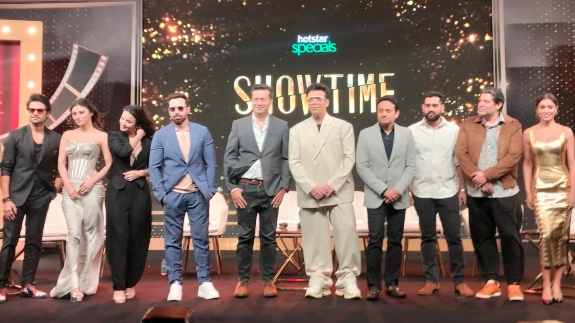 Showtime Trailer released karan johar exposing bollywood with Emraan Hashmi Mouni Roy Naseeruddin shah series