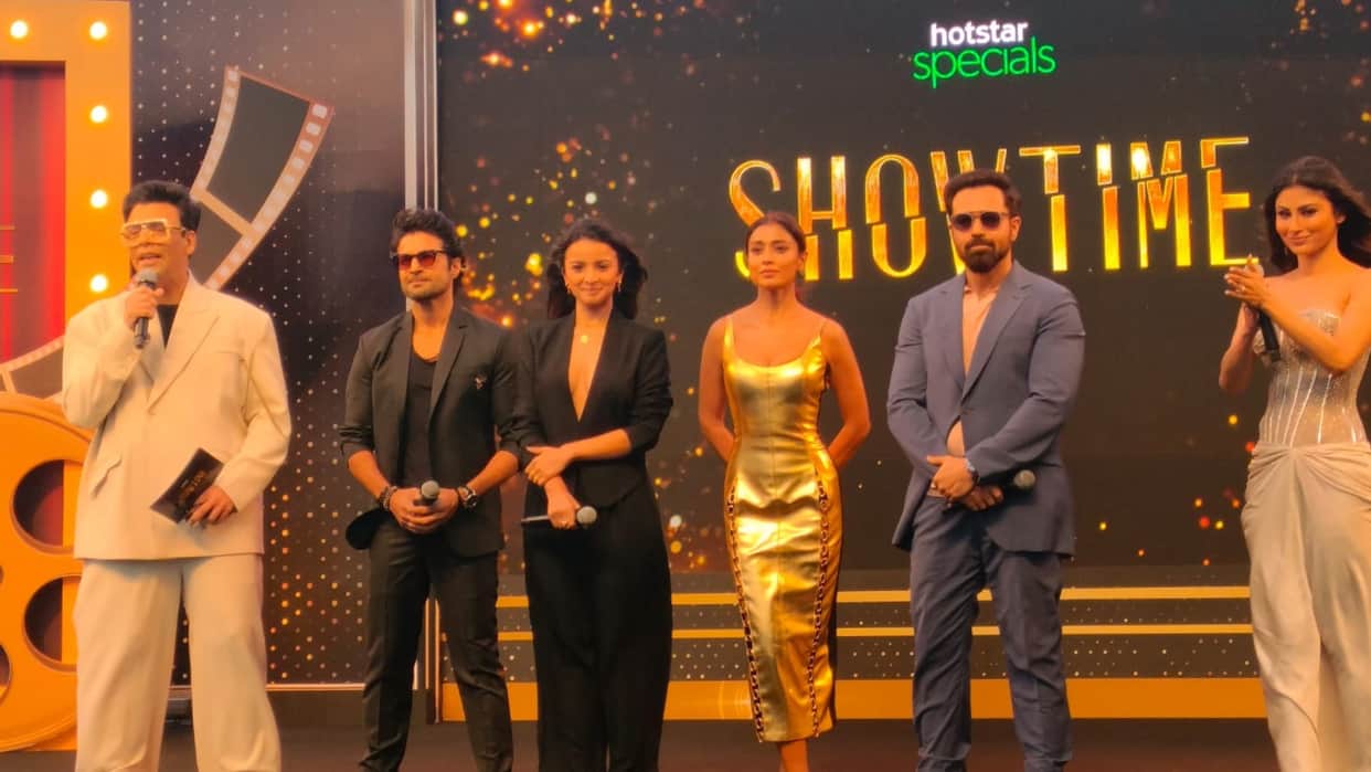 Showtime Trailer released karan johar exposing bollywood with Emraan Hashmi Mouni Roy Naseeruddin shah series