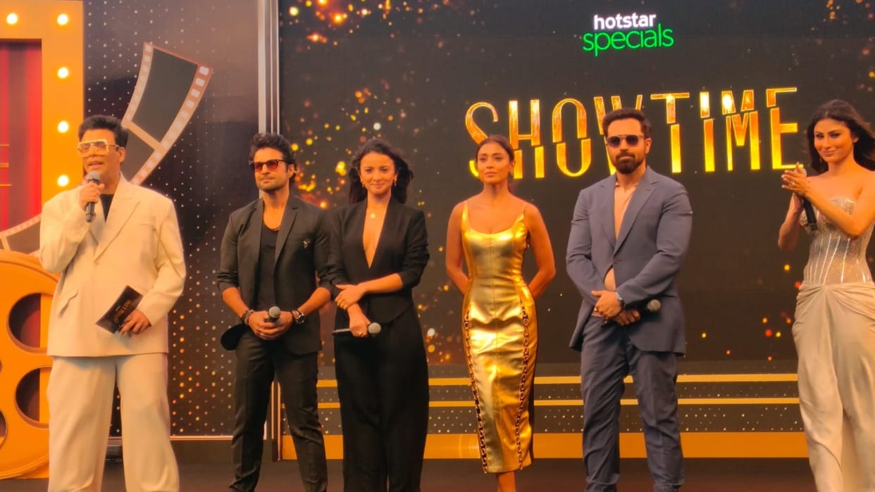 Showtime Trailer released karan johar exposing bollywood with Emraan Hashmi Mouni Roy Naseeruddin shah series