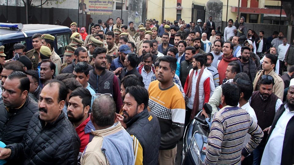 Five people including BJP leader sent to jail