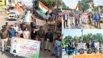 पुलवामा शहीदों की याद में तिरंगा यात्रा निकालते युवा