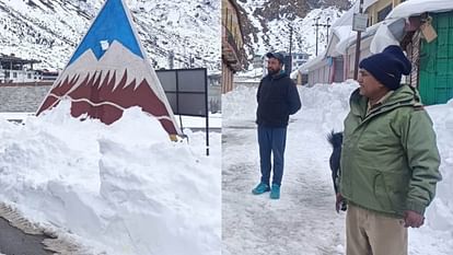 Badrinath: धाम में अभी भी तीन फीट बर्फ, 12 दिनों से बिजली ठप, जायजा लेने पहुंची टीम...तस्वीरों में देखिए Badrinath Dham: Three feet snow accumulated in Badrinath power supply disrupted for 12 days Uttarakhand news