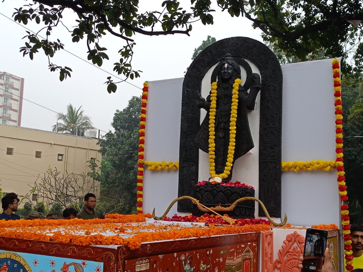 BHU Foundation Day 2024 celebration with Grand procession taken out echoing Jai Shri Ram in varanasi