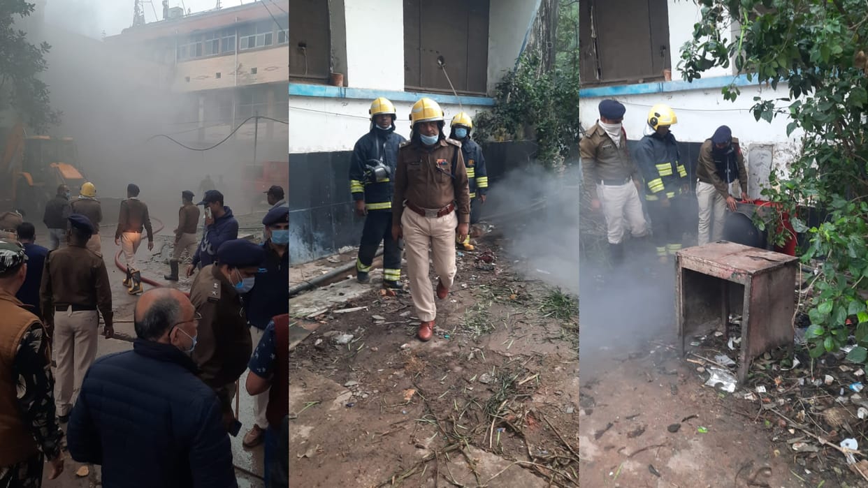 Bihar News : Fire broke out in the emergency ward of Patna PMCH.due to short circuit.