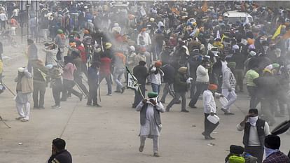 Farmers Protest Kisan Andolan latest photos Clash on Shambhu and Jind border