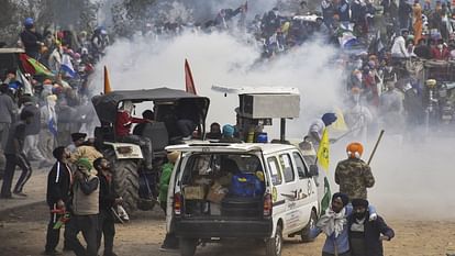 Farmers Protest See Kisan Andolan Latest Photos Clash on Shambhu and Jind Border News