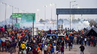 Farmers Protest See Kisan Andolan Latest Photos Clash on Shambhu and Jind Border News