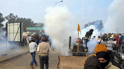 Farmers Protest See Kisan Andolan Latest Photos Clash on Shambhu and Jind Border News