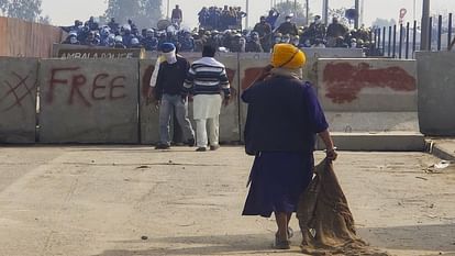 Farmers Protest Kisan Andolan latest photos Clash on Shambhu and Jind border