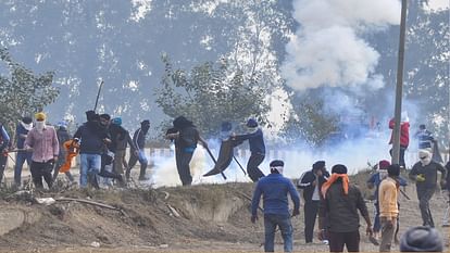 Farmers Protest Kisan Andolan latest photos Clash on Shambhu and Jind border