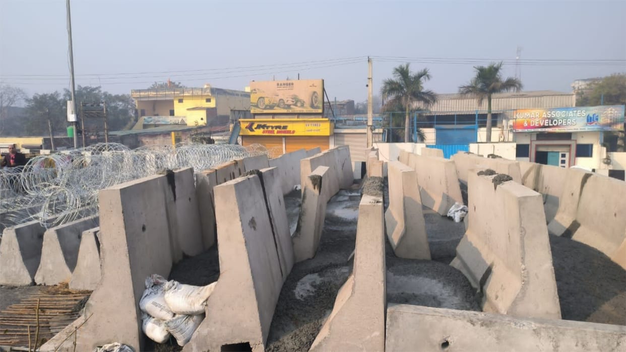 Haryana: Sonipat to Delhi route closed, two buses sent to Agra and Jaipur via KMP