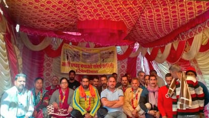 Water Scheme Dispute: छावनी में बदला कीकर-नवगांव जल परियोजना स्थल, एक बटालियन पहुंची Drinking water scheme dispute: Kikar-Navgaon water project site changed in the cantonment, a battalion reached